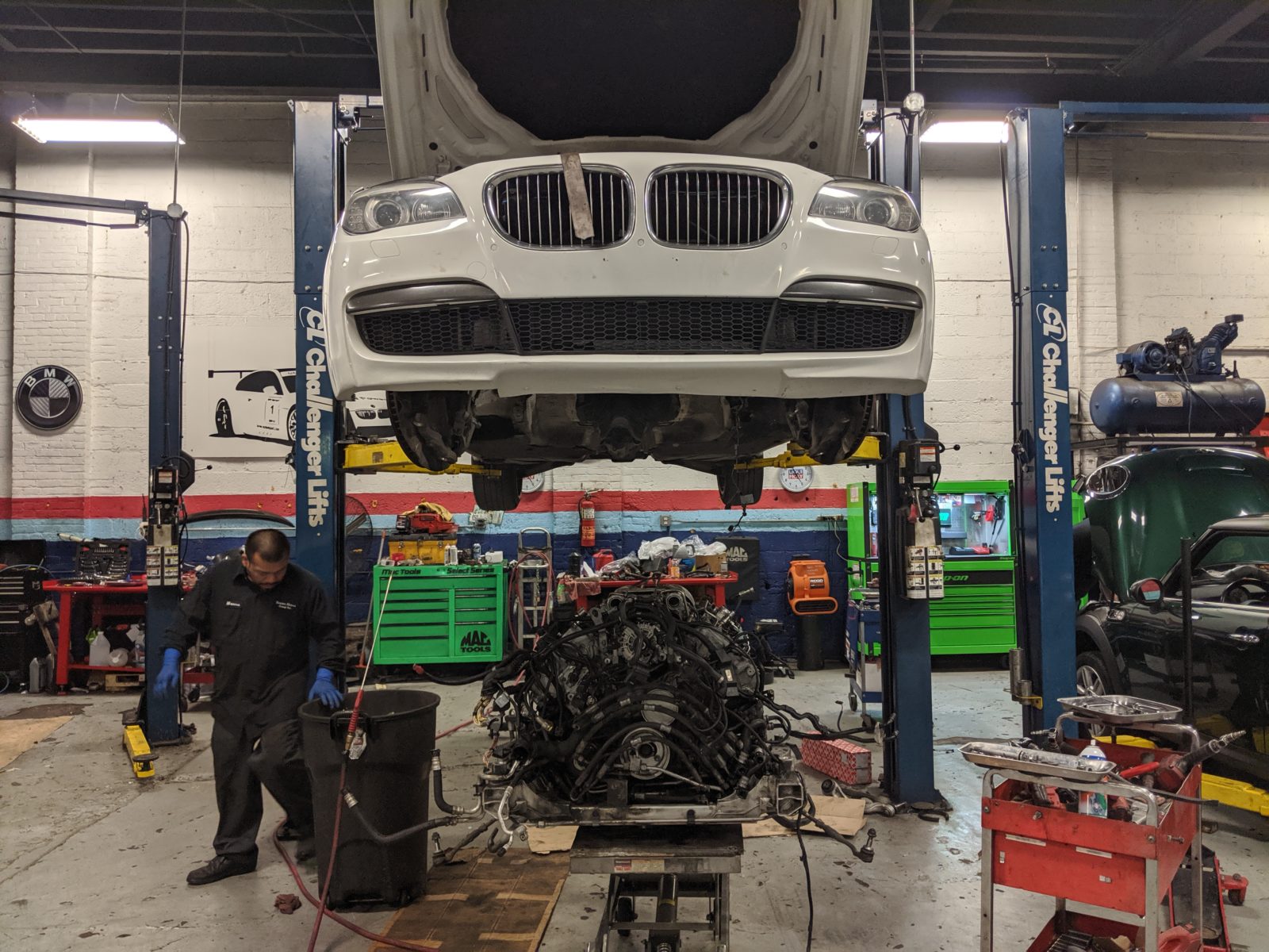 Engine Out 01 Premium BMW Services in New York since 1976