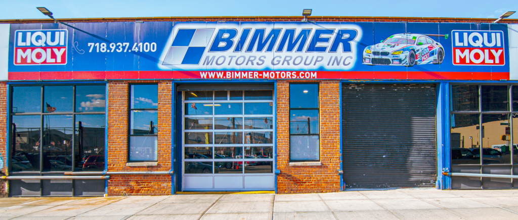 bimmer motors auto shop storefront
